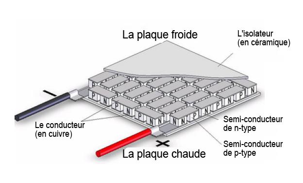 Le module (Element Peltier) thermoélectrique